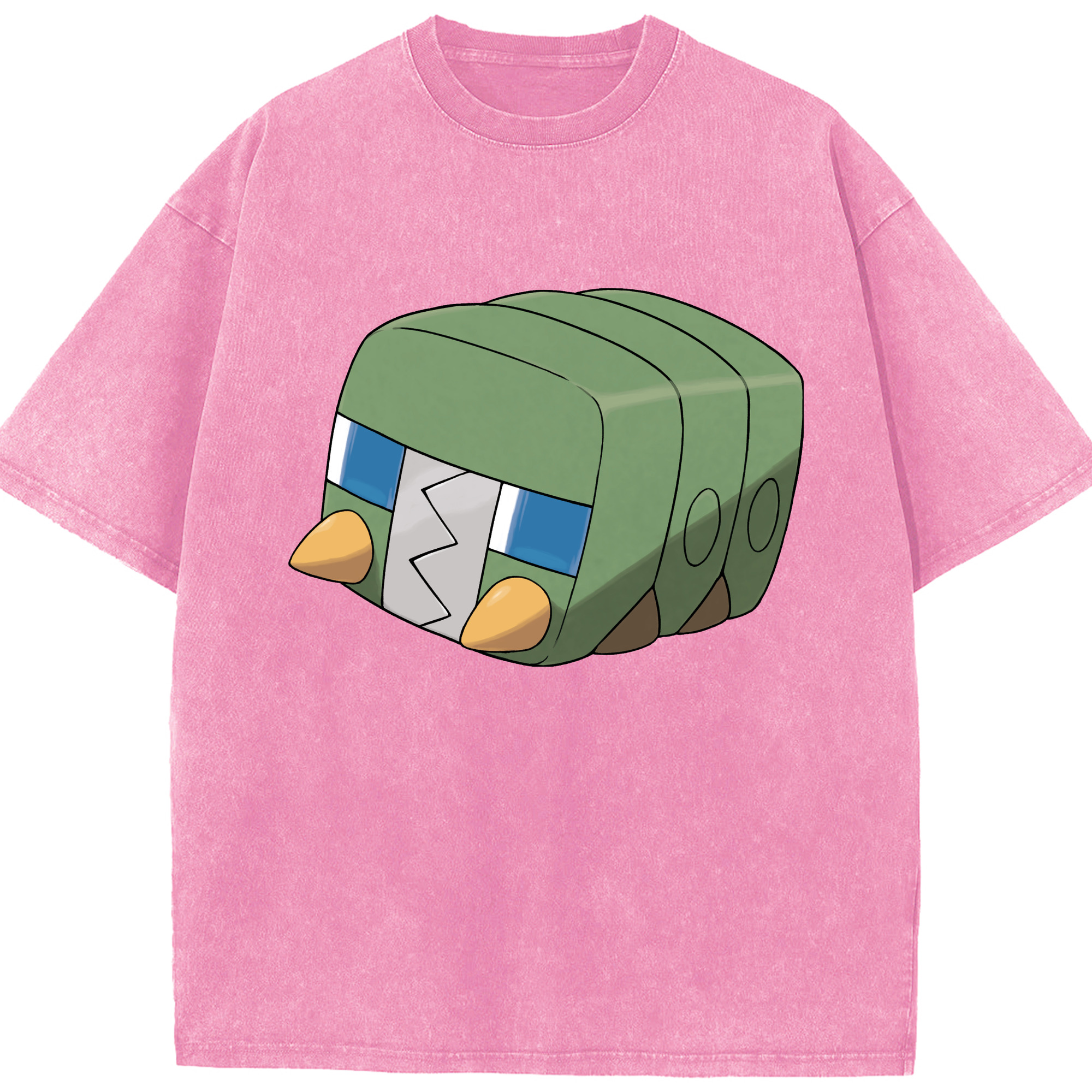 （画像用） ポケットモンスター Pokémon 綿100% ヴィンテージ風 半袖Tシャツ（フロントプリント）